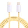 20W PD USB-C / Type-C to 8 Pin Data Cable, Cable Length: 1m(Yellow)