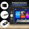 7622C 6.2 inch Dual Spindle HD Car Universal MP5 Carplay Player, Style: Standard+12 Light Camera