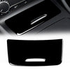 Car Central Storage Box Cover Decorative Sticker For Mercedes-Benz A-class 2013-2018 / CLA 2013-2017 / GLA 2015-2018, Left and Right Drive Universal(Black)