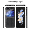 For Samsung Galaxy Z Flip5 VIETAO Crazy Horse Texture PU Phone Case(Black)
