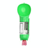 Portable Dog Water Bottle 300ml, Green, Leakproof, 3-in-1