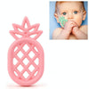 Pineapple Silicone Teether Babies Teething Pendant Nursing Soft Silicone Safe Toys for Soothe Teething Baby(Pink)