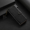 For Samsung Galaxy A36 Genuine Leather Litchi Texture RFID Leather Phone Case(Black)