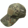 Summer Camouflage Baseball Mesh Cap Sports Sunshade Cap, Size: Free Size(Green Python Pattern)