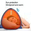 Indoor and Outdoor Automatic Quick Opening Sunshade Headrest Tent, Size: L 80x50x55cm(Watermelon)