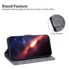 For Realme 13+ Global Geometric Embossed Leather Phone Case(Grey)