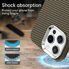 For iPhone 15 Pro Max Carbon Fiber Series IMD Phone Case(Brown)