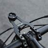 ESLNF Mountain Bike Yardstick Stand Lights Base Outdoor Riding Stainless Steel Stand(Black)