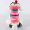 XXS Pet Christmas Sweater - Hooded, Snowflake Design