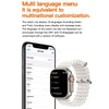 T800 Ultra 1.99 inch Silicone Band Smart Watch Support Heart Rate / ECG (Black)