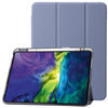 Clear Acrylic Leather Tablet Case For iPad Air 13 2024 / Pro 12.9 2022/ 2021 / 2020 / 2018(Lavender)