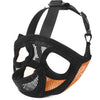 Bulldog Muzzle, Breathable, Tongue Out, Small, Orange