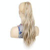 P96 Clip-On Wig Long Ponytail Water Ripple Long Curly Wig(18H60)