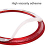 Car Engine Start Key Push Button Ring Trim Aluminum Alloy Sticker Decoration for Audi(Red)