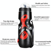 650ml Mountain Bike Water Bottle Set Outdoor Cycling Sports Bottle With V-shaped Holder Cage(Blue)