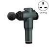 Muscles Relax Massager Portable Fitness Equipment Fascia Gun, Specification: 6206 6 Gears Green(UK Plug)