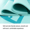 YM15C Portable Travel Thick Fold Yoga Pad Student Nnap Mat, Thickness: 5mm (Light Blue Printed)