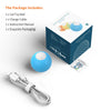 Interactive Cat Toy Ball, Auto Self-Moving, Luminous Blue, 5cm