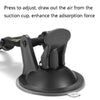 3 PCS Car Tent Suction Cup Home Users Outside Travel Portable Suction Cup Hook Round Carabiner(Orange)