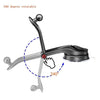 ES33 Car Mobile Phone Holder Bracket Carbon Fiber 360 Degree Rotation Suction Cup Mount(Red)