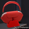 For AirPods Max Wireless Headphone Silicone Charger Dock Stand Base(Red)