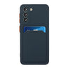 For Samsung Galaxy S24+ / S25+ Card Slot Design Shockproof TPU Phone Case(Dark Blue)