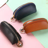 Mini Car Key Bag Large Capacity Soft Leather Coin Purse(Black)