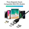 M11 5A USB to 8 Pin Nylon Braided Magnetic Data Cable, Cable Length: 2m (Silver)