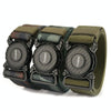 TUSHI 3.8cm Width Men Belts Army Style Quick Release Buckle Nylon Outdoor Man Casual Belt 125cm, Style: Overlock-Black