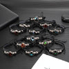 Twelve Constellations Multilayer Beaded Cowhide Bracelet, Style: Scorpio Ordinary