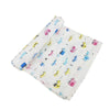 Cartoon Baby Soft Gauze Quilt Swaddle Cotton Bath Towel 117 X 117cm, Style: Car
