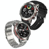 LEMFO ELF3 1.39 inch TFT Round Screen Outdoor Silicone Strap Smart Watch Supports Blood Oxygen Monitoring(Silver)
