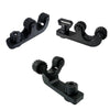 Canoe Paddle Fishing Rod Holder Rail Bracket, Specification: Adjustable Roller