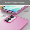 For Samsung Galaxy A16 4G Frosted Translucent TPU Hybrid PC Full Coverage Phone Case(Pink)