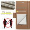 For Samsung Galaxy S25+ 5G CaseMe 023 Butterfly Buckle Litchi Texture RFID Anti-theft Leather Phone Case(Brown)