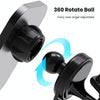 CW12 15W Max QI Standard Magnetic Wireless Charging Car Holder(Black)