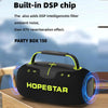 HOPESTAR Party Box 150 40W Outdoor Portable IPX5 Waterproof Bluetooth Speaker(Black)