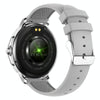 CF96 1.2 inch Waterproof Smart Silicone Strap Wristband Support Heart Rate Monitoring / Blood Pressure Monitoring(Silver)