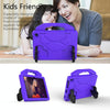 For Amazon Kindle Fire HD8 2020 Thumb Bracket EVA Shockproof Tablet Case(Purple)