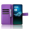 For Asus ROG Phone 8 Pro Diamond Texture Leather Phone Case(Purple)