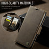 For iPhone 11 Pro AutSpace A11 Side Buckle MagSafe Magnetic RFID Phone Leather Case(Coffee)