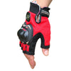 PRO-BIKER PRO01C Outdoor Cycling Glove Motorcycle Anti-Drop Safety Protection Half-Finger Glove, Specification: XL(Red)