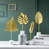 BJ1526 Leaf-shape Wrought Iron Ornament, Size: S (Leaves)