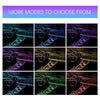 G201U 5m USB  Car Colorful RGB Foot LED Atmosphere Light