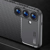 For Samsung Galaxy S25 5G Carbon Fiber Texture Shockproof TPU Phone Case(Black)