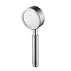 Removable and Washable 304 Stainless Steel Round Pressurized Handheld Shower Head, Size: 80mm (Silver)