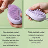 Pet Shower Brush with Soap Dispenser - Green
