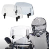 For Kawasaki / Honda / BMW / Yamaha Motorcycle Adjustable Windshield(Transparent Blue)