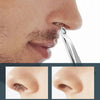 2 PCS Stainless Steel Nose Hair Clip Round Ring Nose Hair Trimmer, Specification: Nose Hair Clip+Yellow Case