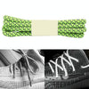 Reflective Shoe laces Round Sneakers ShoeLaces Kids Adult Outdoor Sports Shoelaces, Length:160cm(Fluorescence Green)